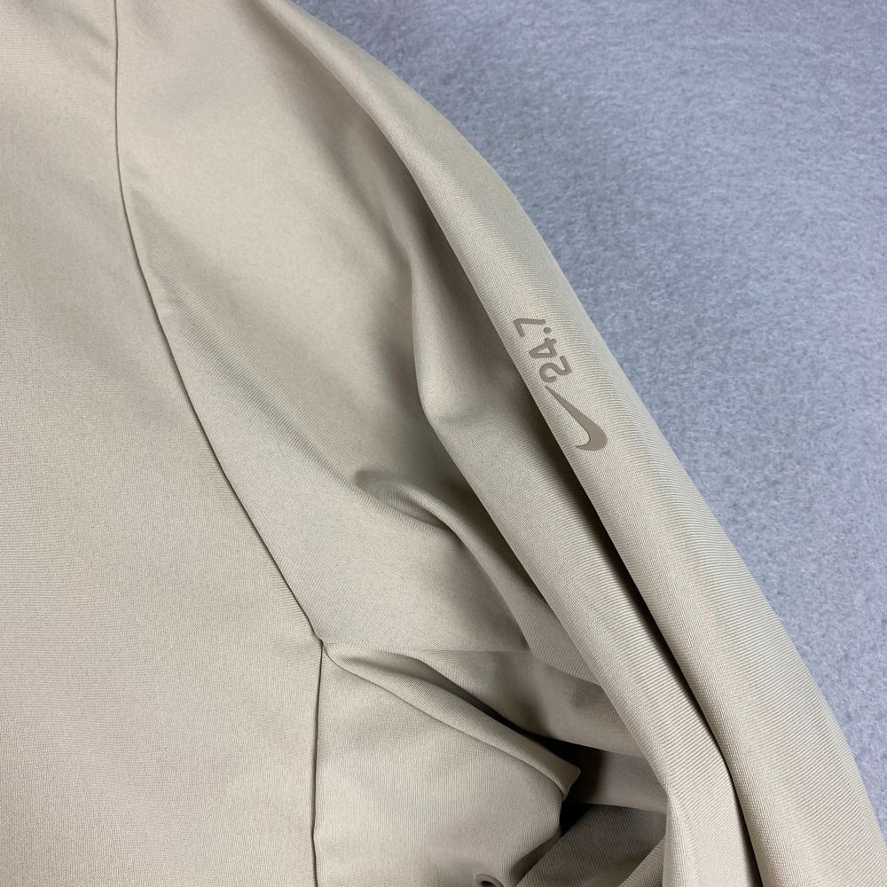 Nike 24.7 PerfectStretch Jacket Mens XXL Beige Dri-FIT UV IF2867-253 Full Zip - Picture 4 of 16